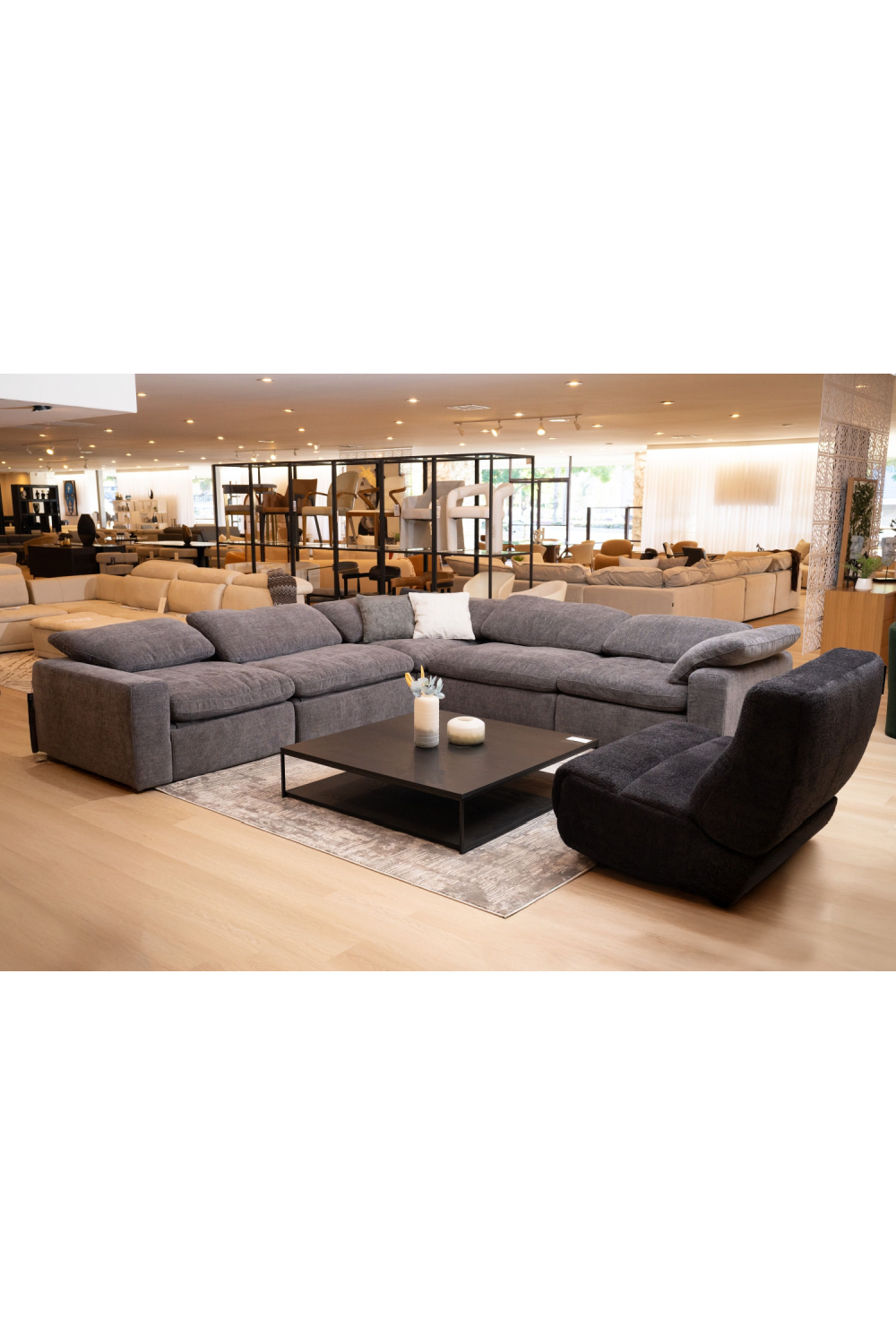 Power Recliner Sectional Sofa | OROA Modern Corinth | Oroa.com