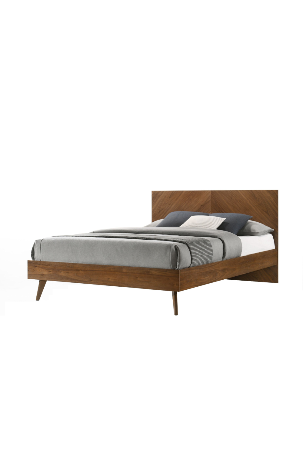 Walnut Veneer Bed | Oroa.com