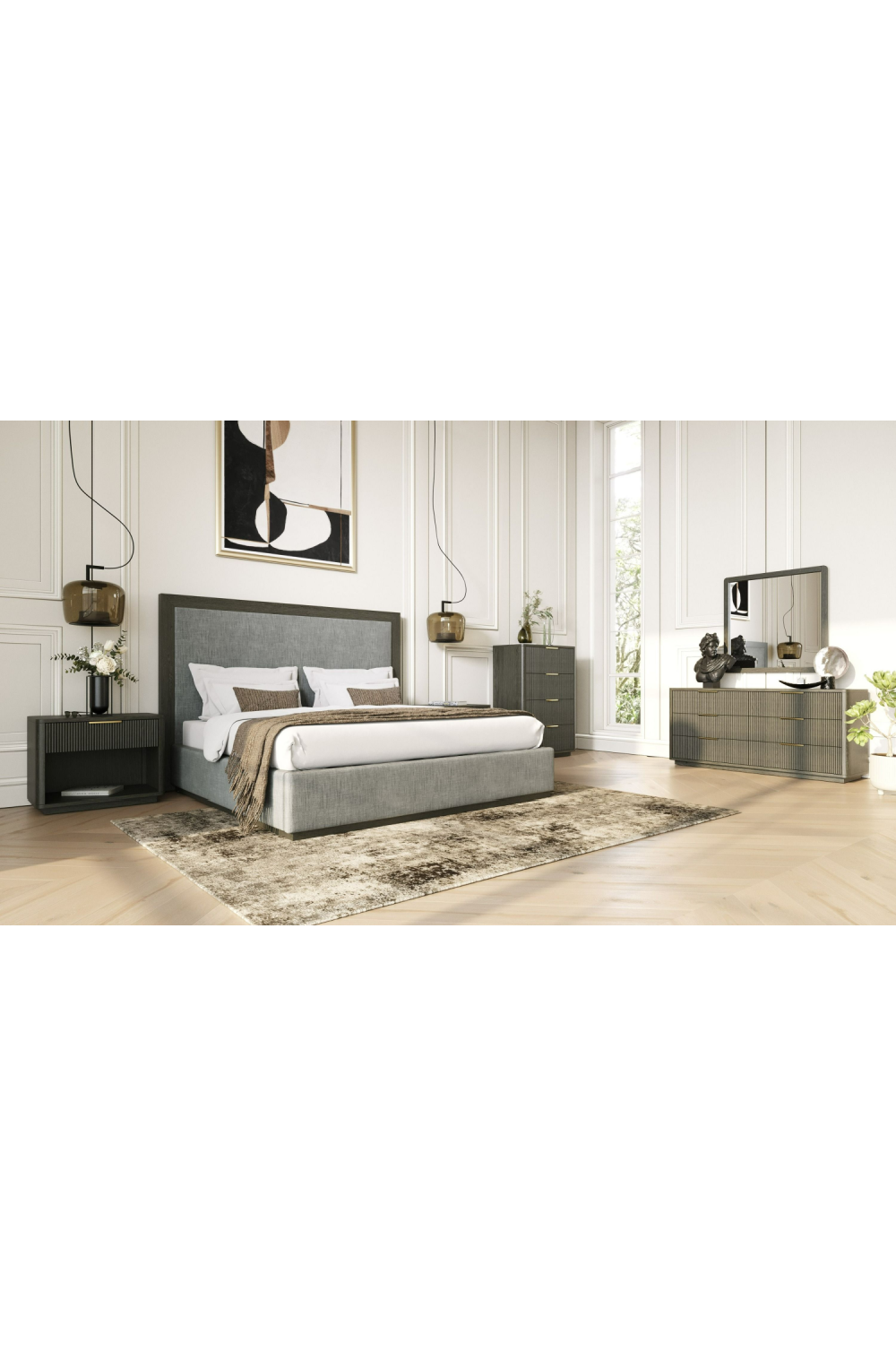 Gray Wash 6-Drawer Dresser | Oroa.com