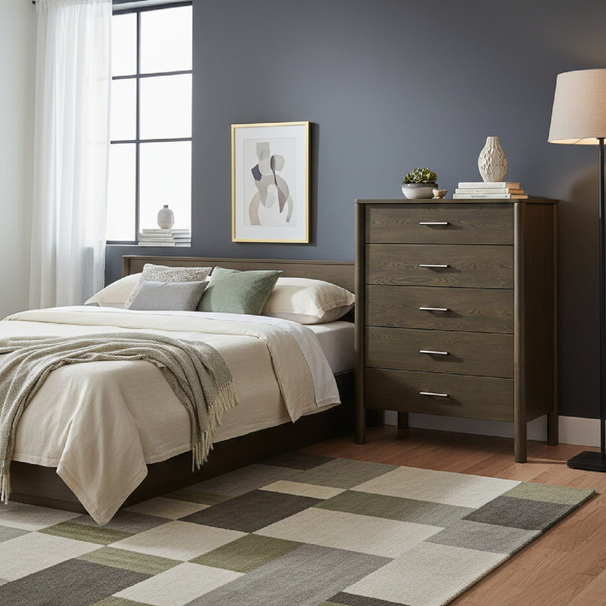 Solid Wood 5-Drawer Chest | Oroa.com