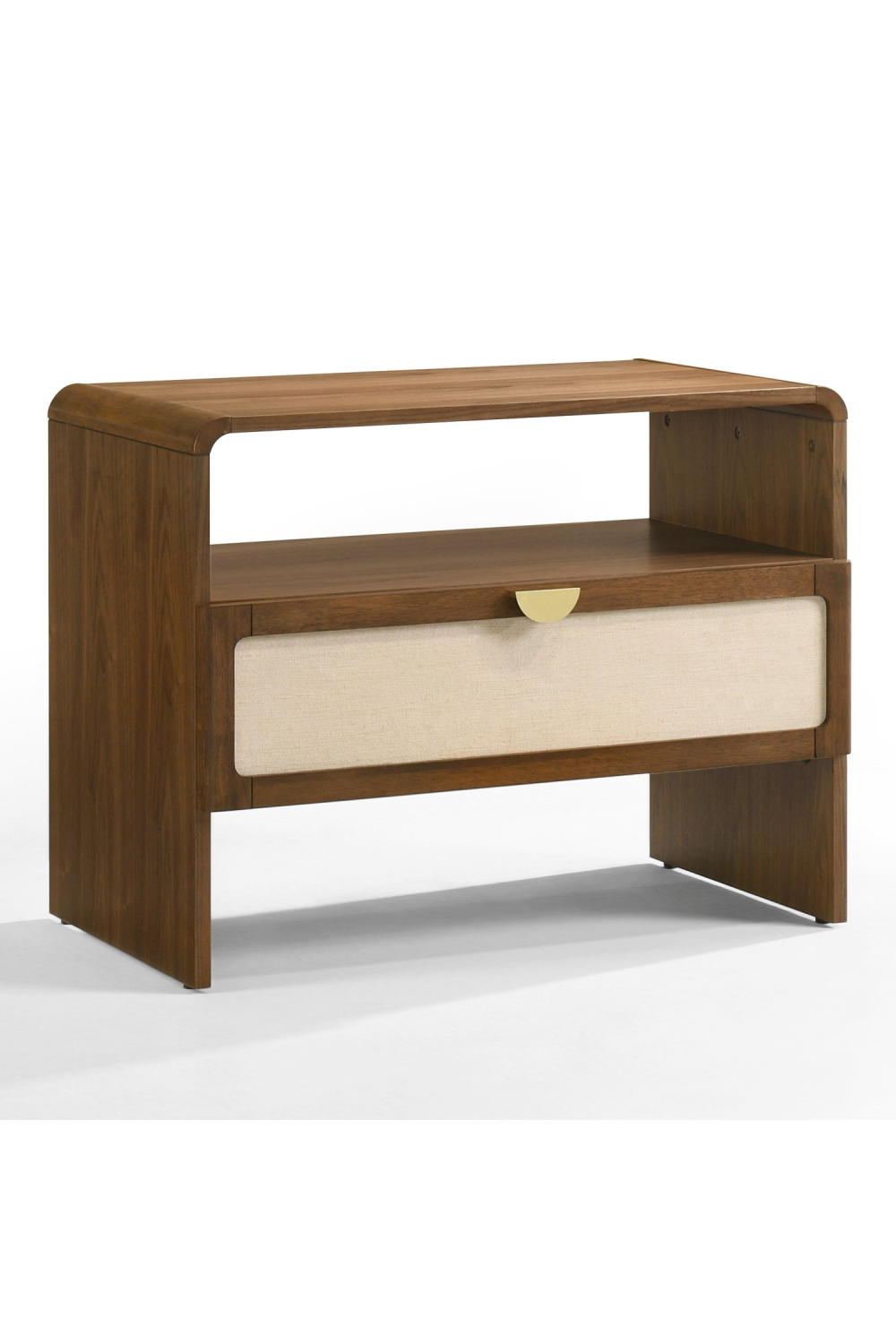 Natural Burlap Nightstand | OROA Modern Emilio | Oroa.com