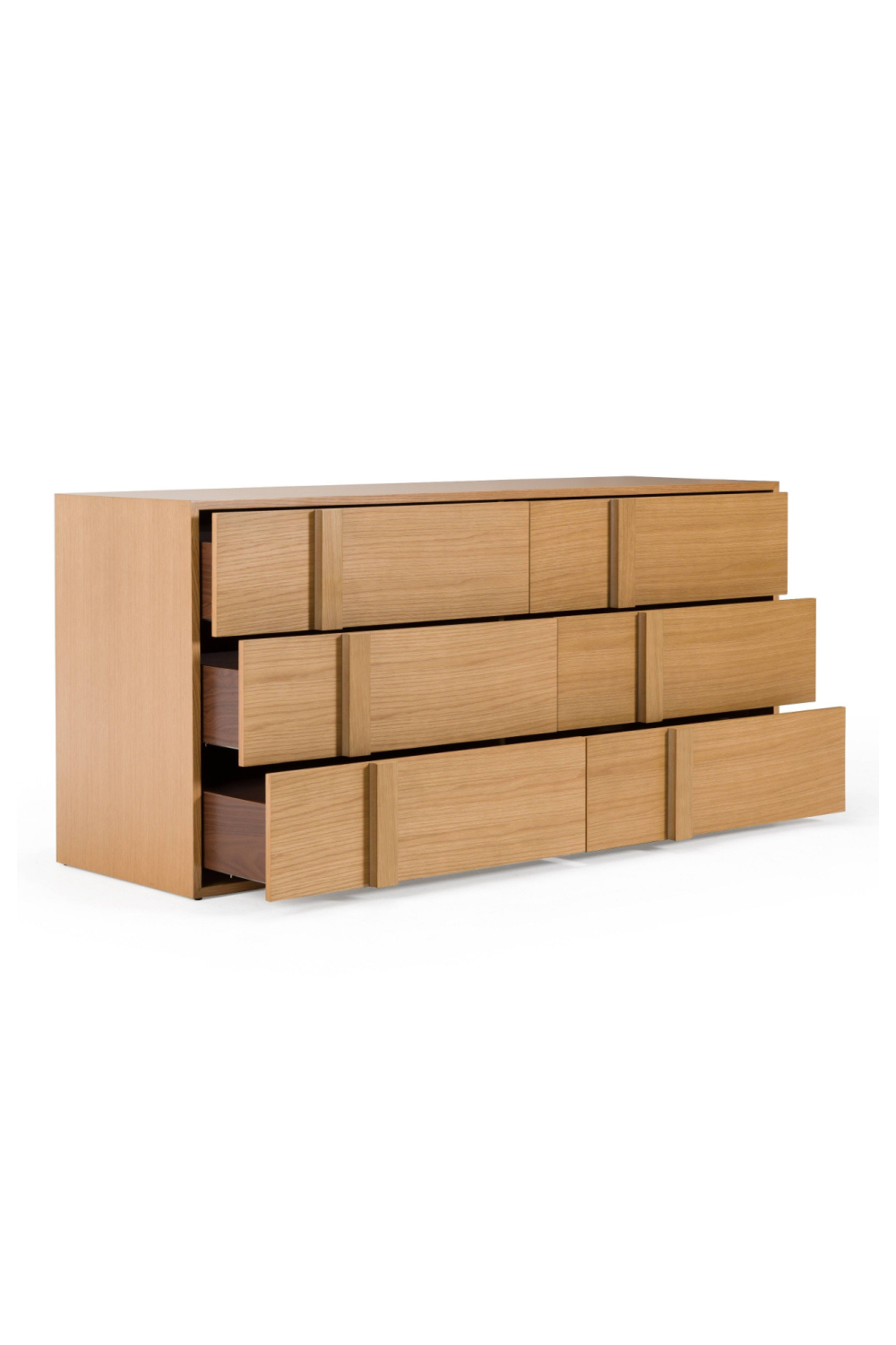 Warm Oak 5-Drawer Dresser | Oroa.com