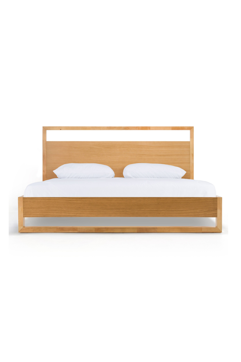Natural Oak Minimalist Bed | OROA Modern Berlin | Oroa.com