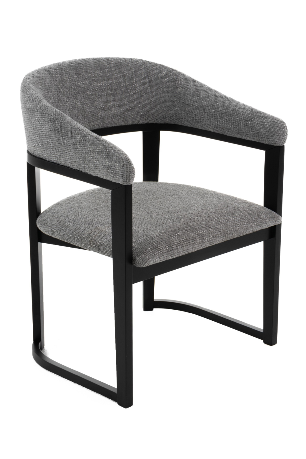 Rubberwood Framed Gray Dining Chair | OROA Modern Maury | Oroa.com