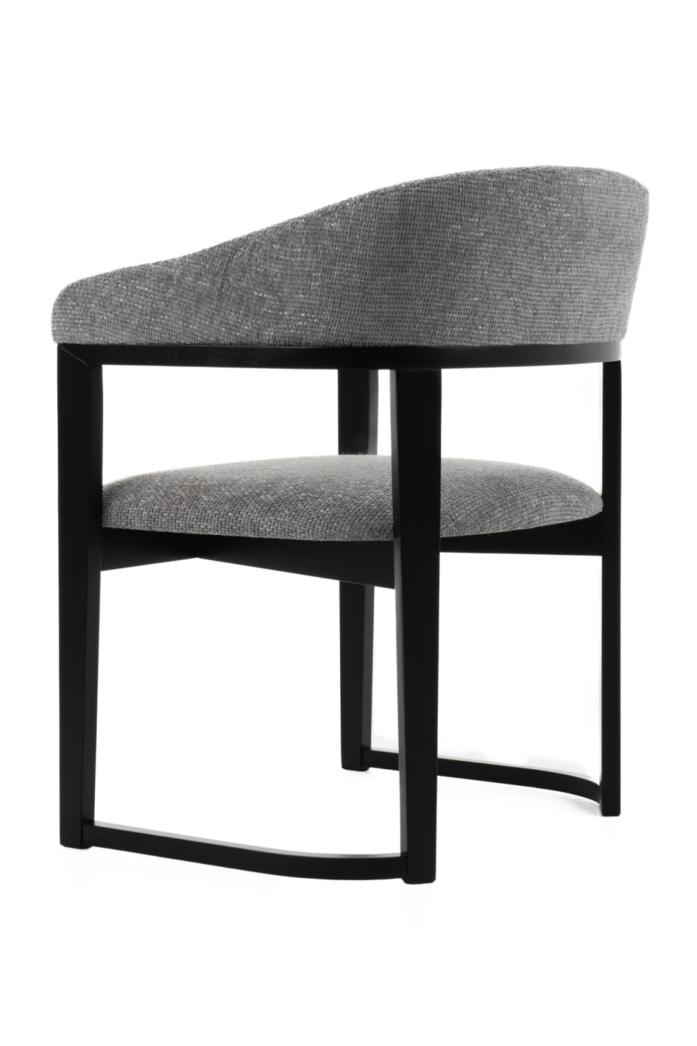 Rubberwood Framed Gray Dining Chair | Oroa.com