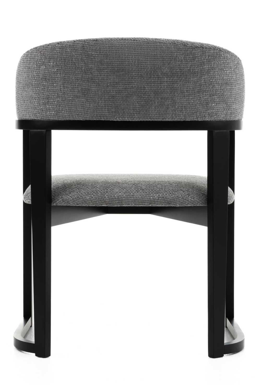 Rubberwood Framed Gray Dining Chair | OROA Modern Maury | Oroa.com