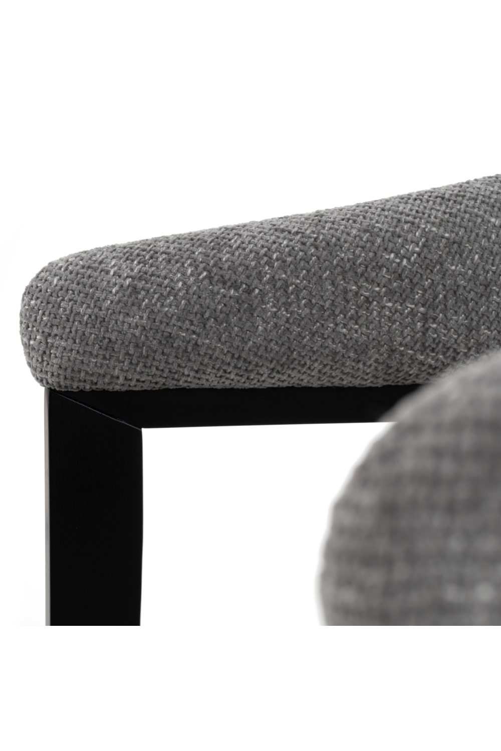 Rubberwood Framed Gray Dining Chair | Oroa.com