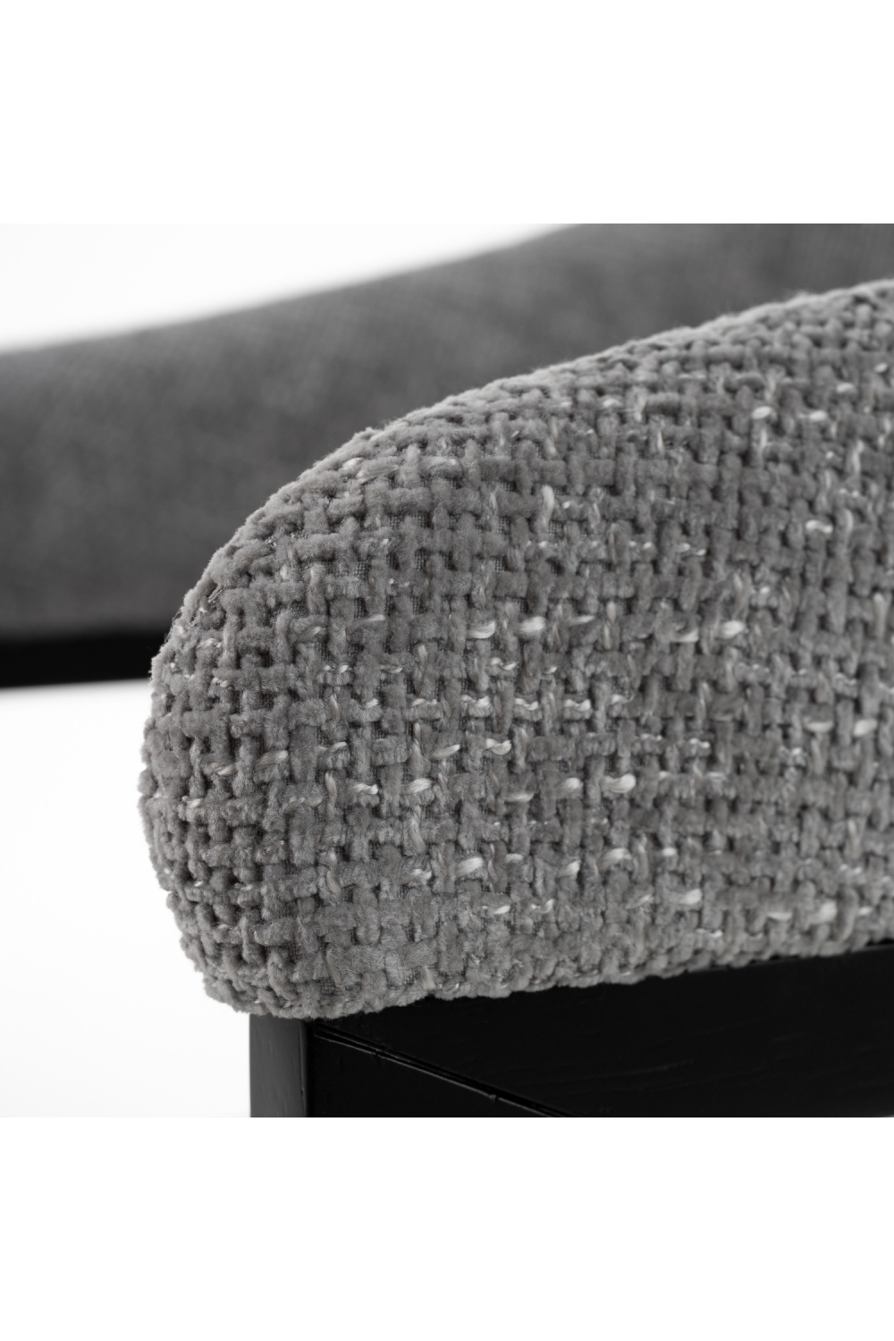 Rubberwood Framed Gray Dining Chair | OROA Modern Maury | Oroa.com