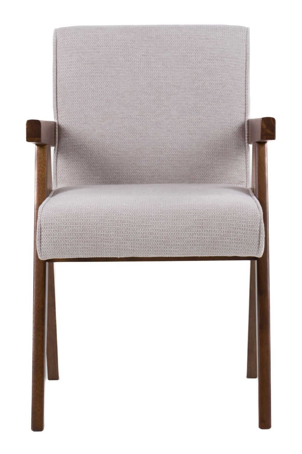 Walnut V-Leg Dining Chairs (2) | OROA Modern Joseline | Oroa.com