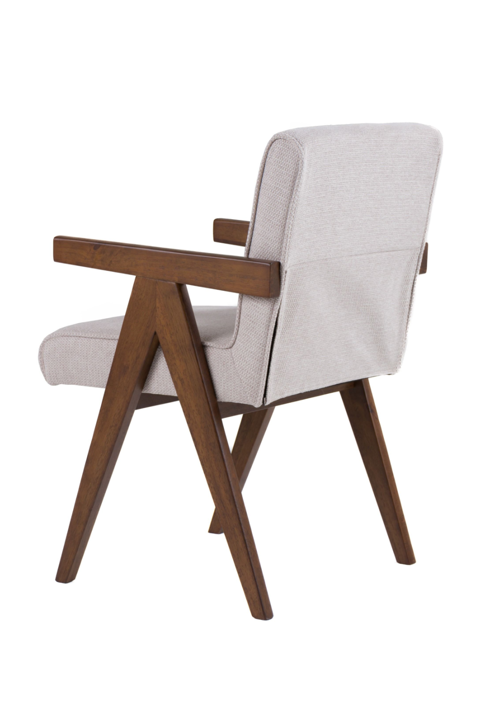 Walnut V-Leg Dining Chairs (2) | OROA Modern Joseline | Oroa.com
