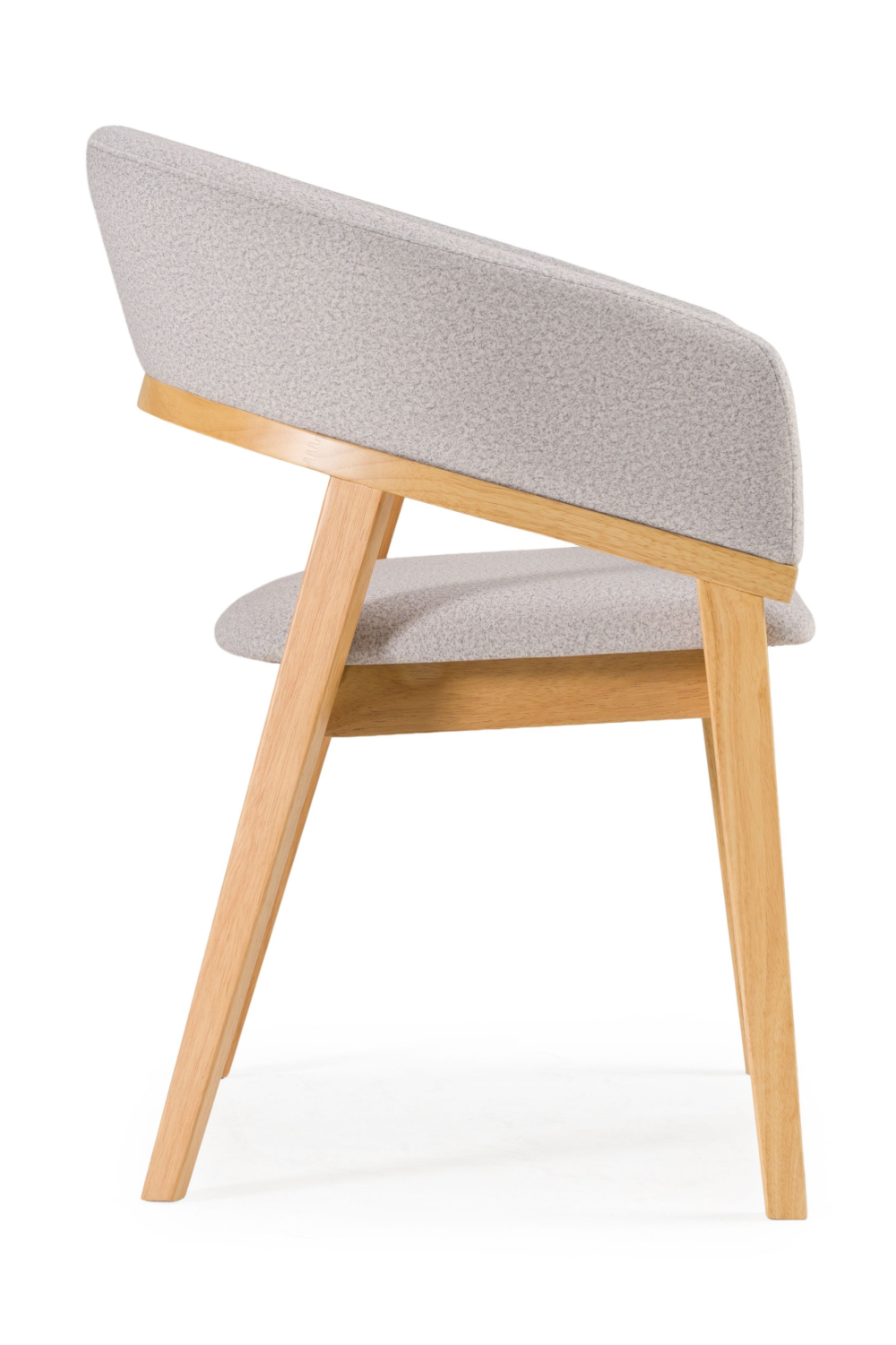 Solid Wood Curved Dining Chair | Oroa.com