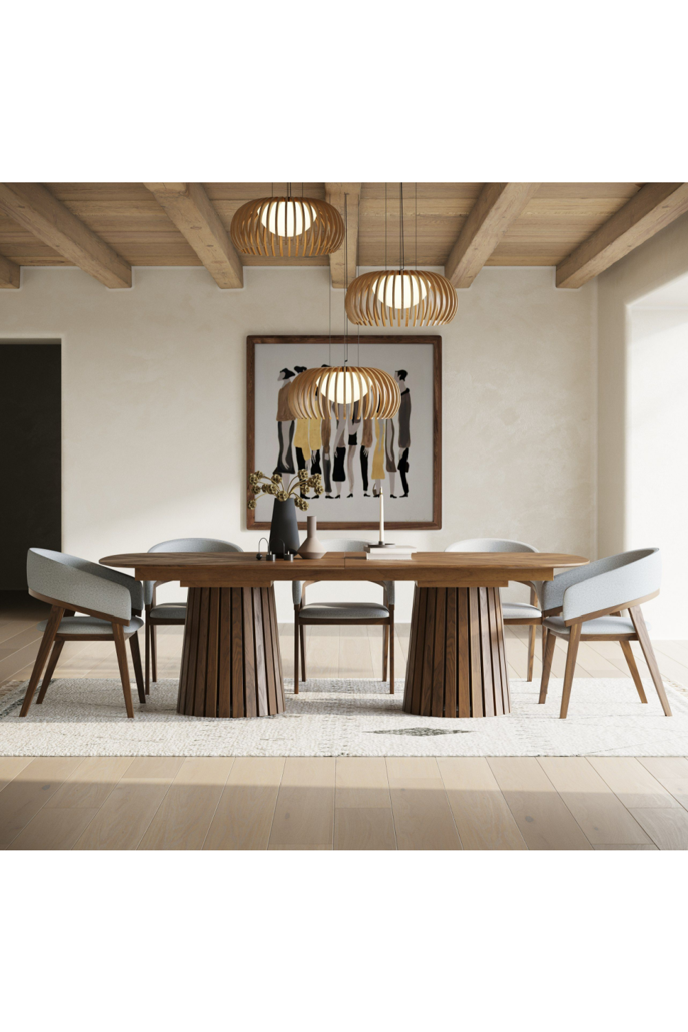 Solid Wood Curved Dining Chair | OROA Modern Truman | Oroa.com