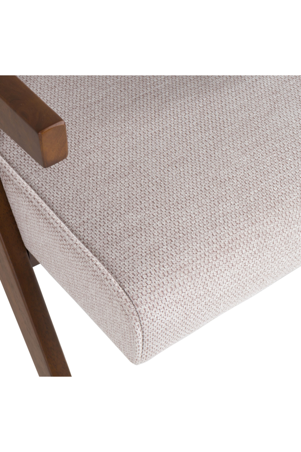 Walnut V-Leg Accent Chairs (2) | OROA Modern Joseline | Oroa.com