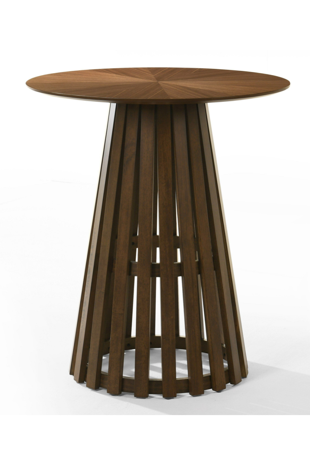 Round Walnut Bar Table | OROA Modern Weiss | Oroa.com