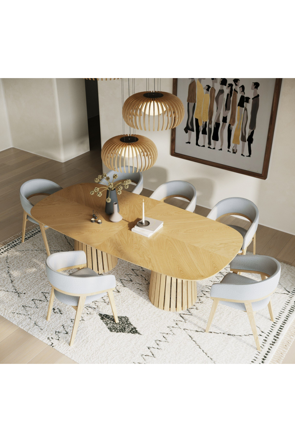 Velvet Dining Chair | OROA Modern Saehee | Oroa.com