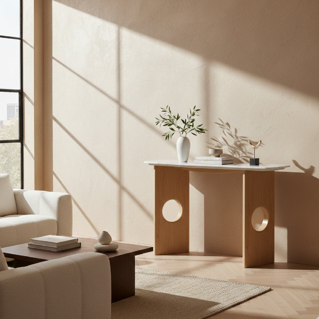 White Oak Console Table | Oroa.com