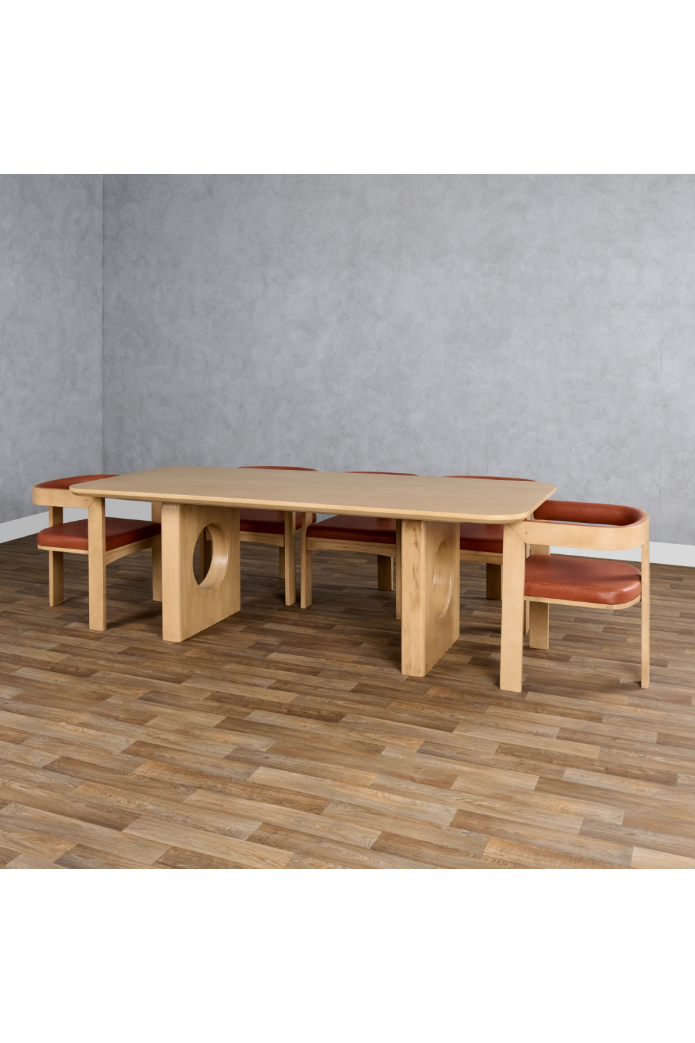 White Oak Veneer Dining Table | OROA Modern Oshana | Oroa.com