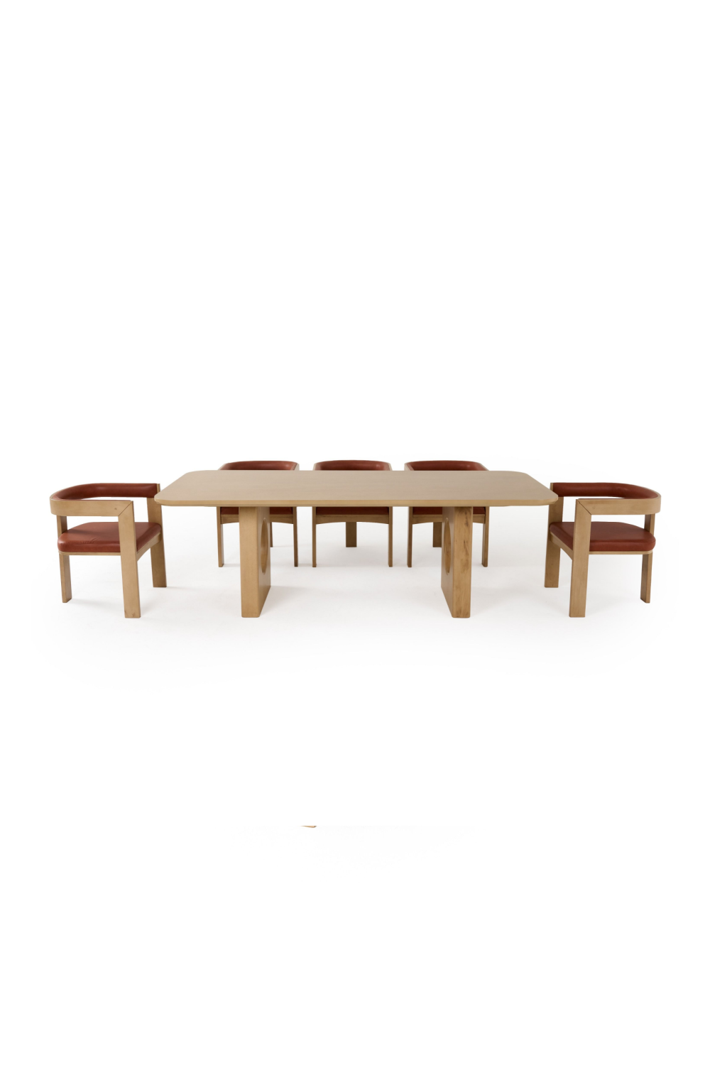 White Oak Veneer Dining Table | OROA Modern Oshana | Oroa.com