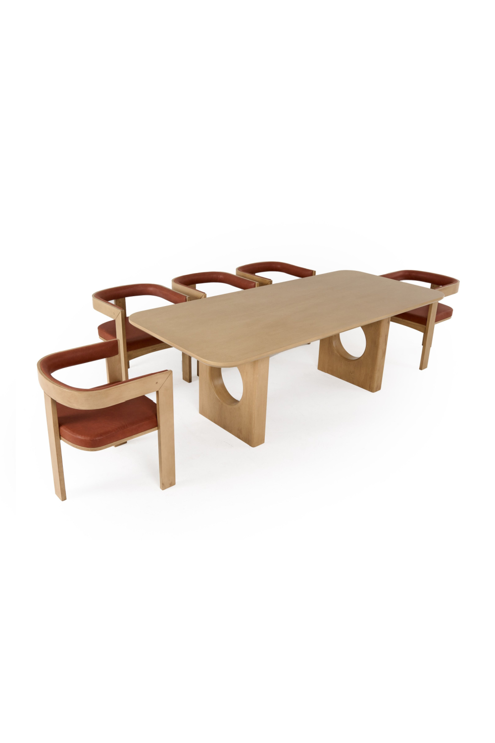 White Oak Veneer Dining Table | OROA Modern Oshana | Oroa.com