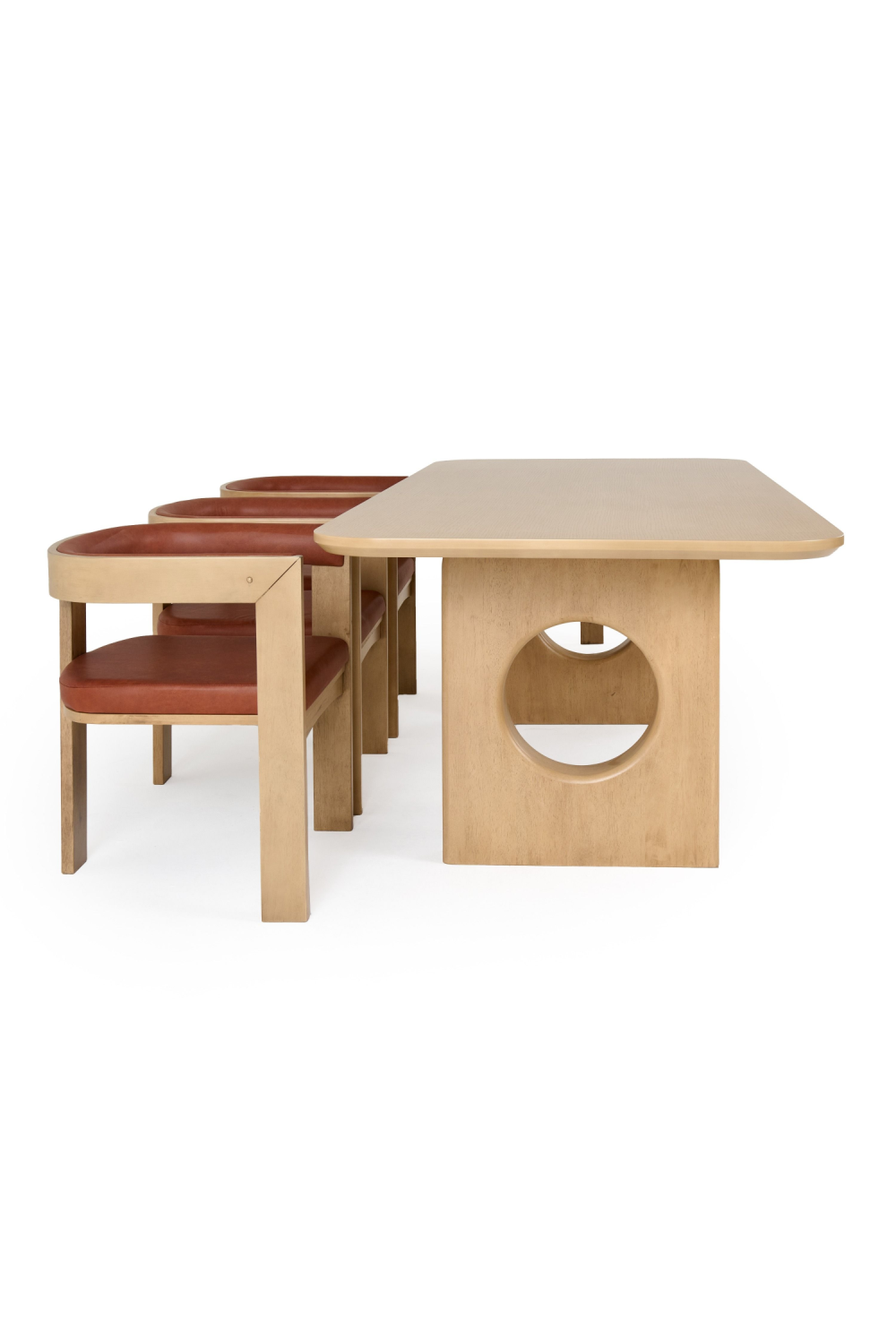 White Oak Veneer Dining Table | OROA Modern Oshana | Oroa.com