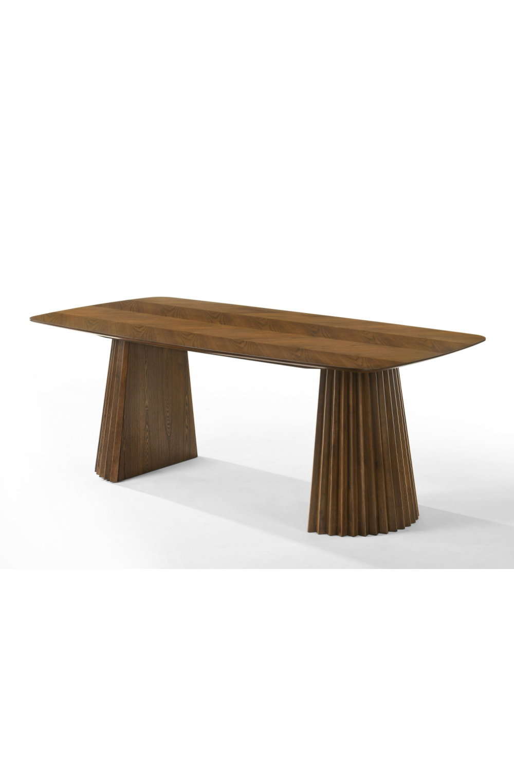 Herringbone Walnut Dining Table | Oroa.com