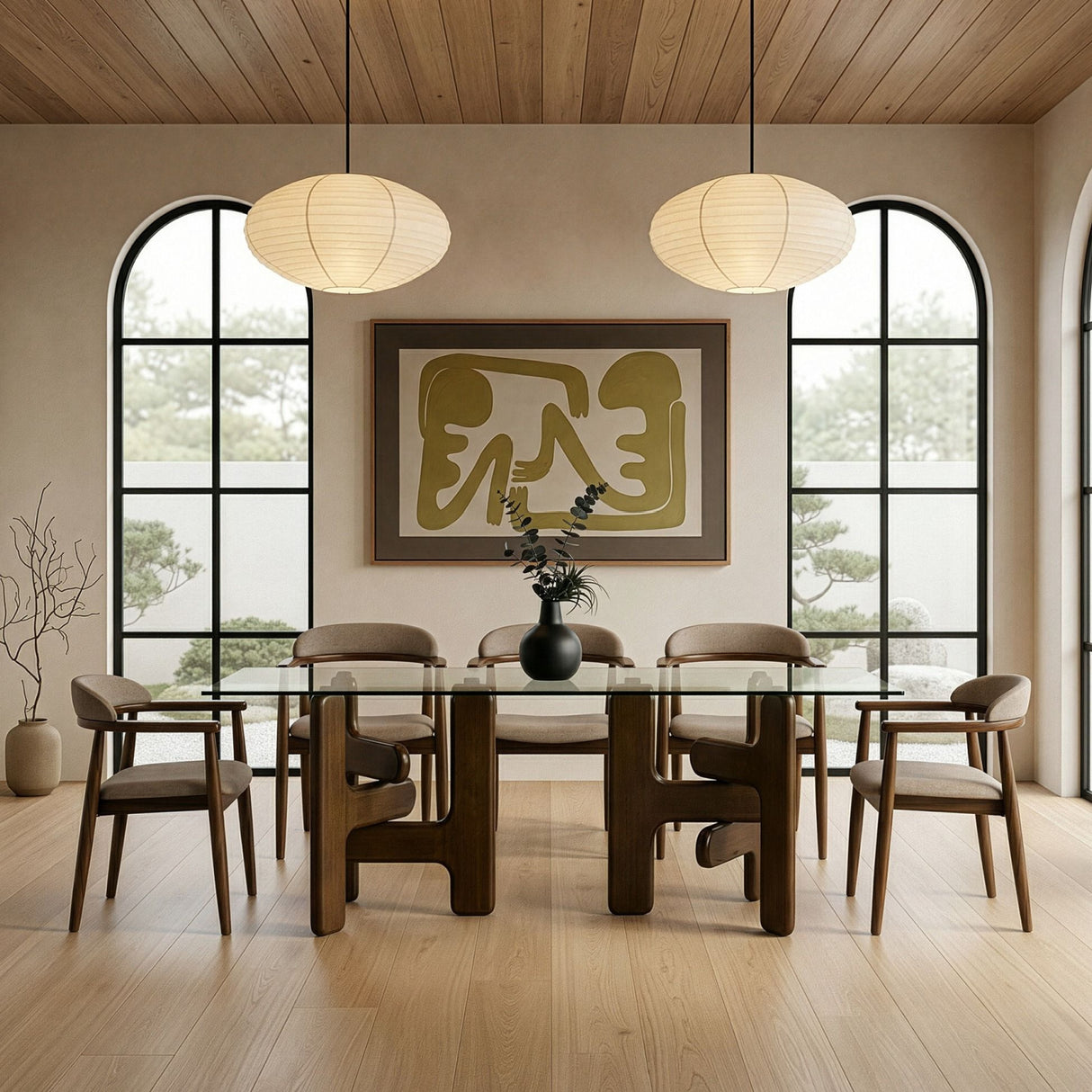 Modern European furniture - Clear Glass Dining Table - www.oroa.com | Oroa.com