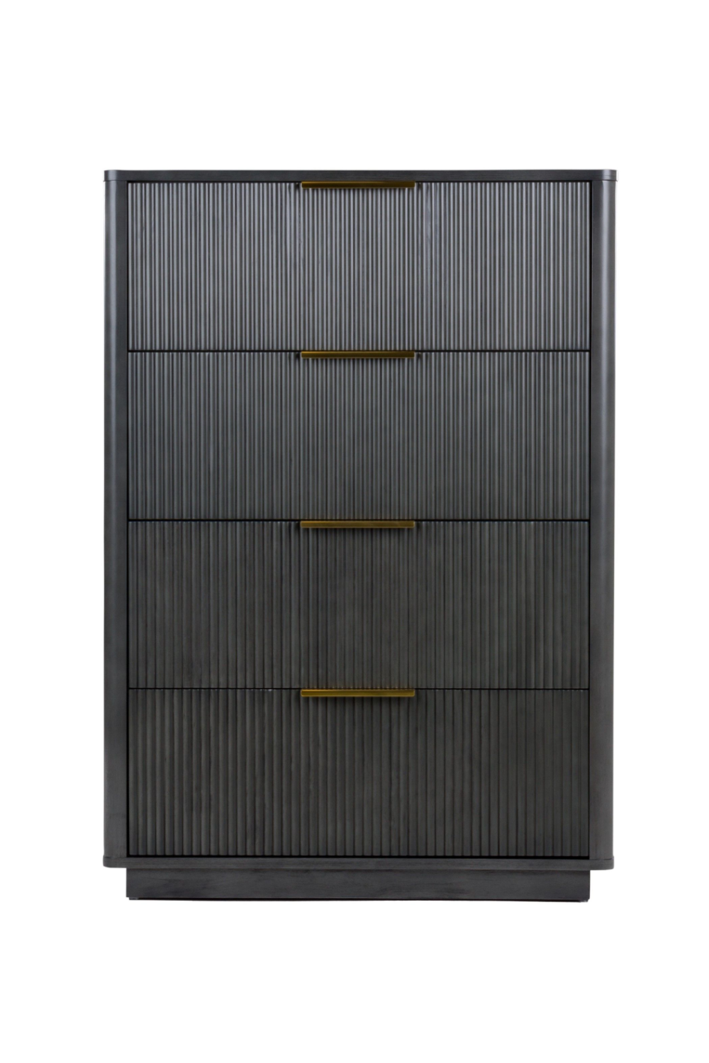 Reeded Wood 4-Drawer Chest | OROA Modern Santa Monica | Oroa.com