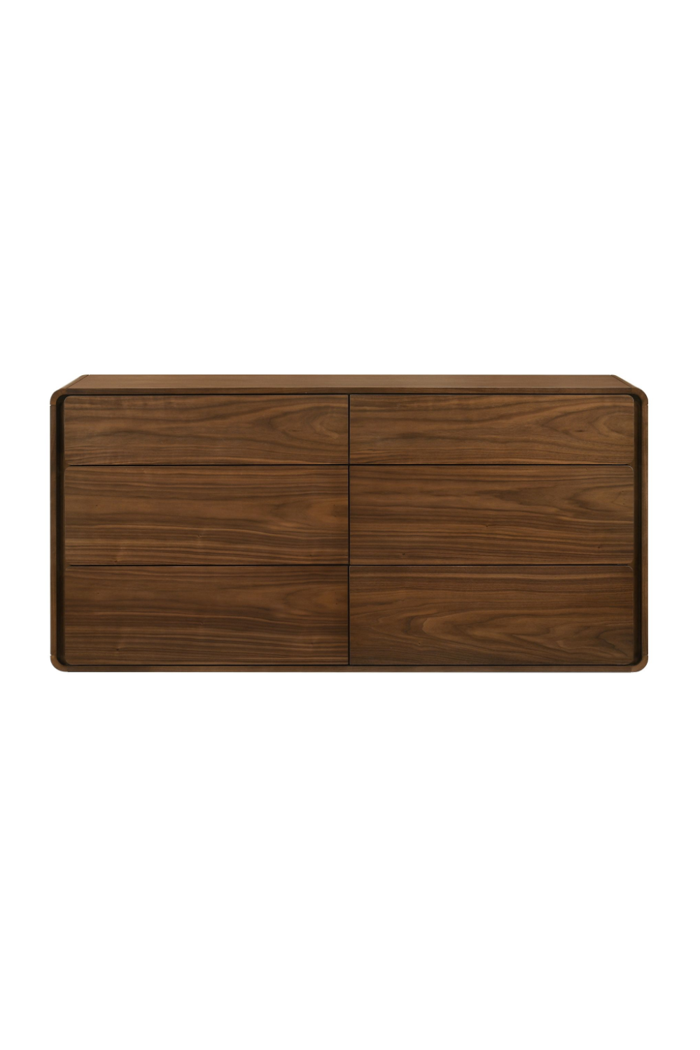 Solid Rubberwood 6-Drawer Dresser | OROA Modern Dustin | Oroa.com