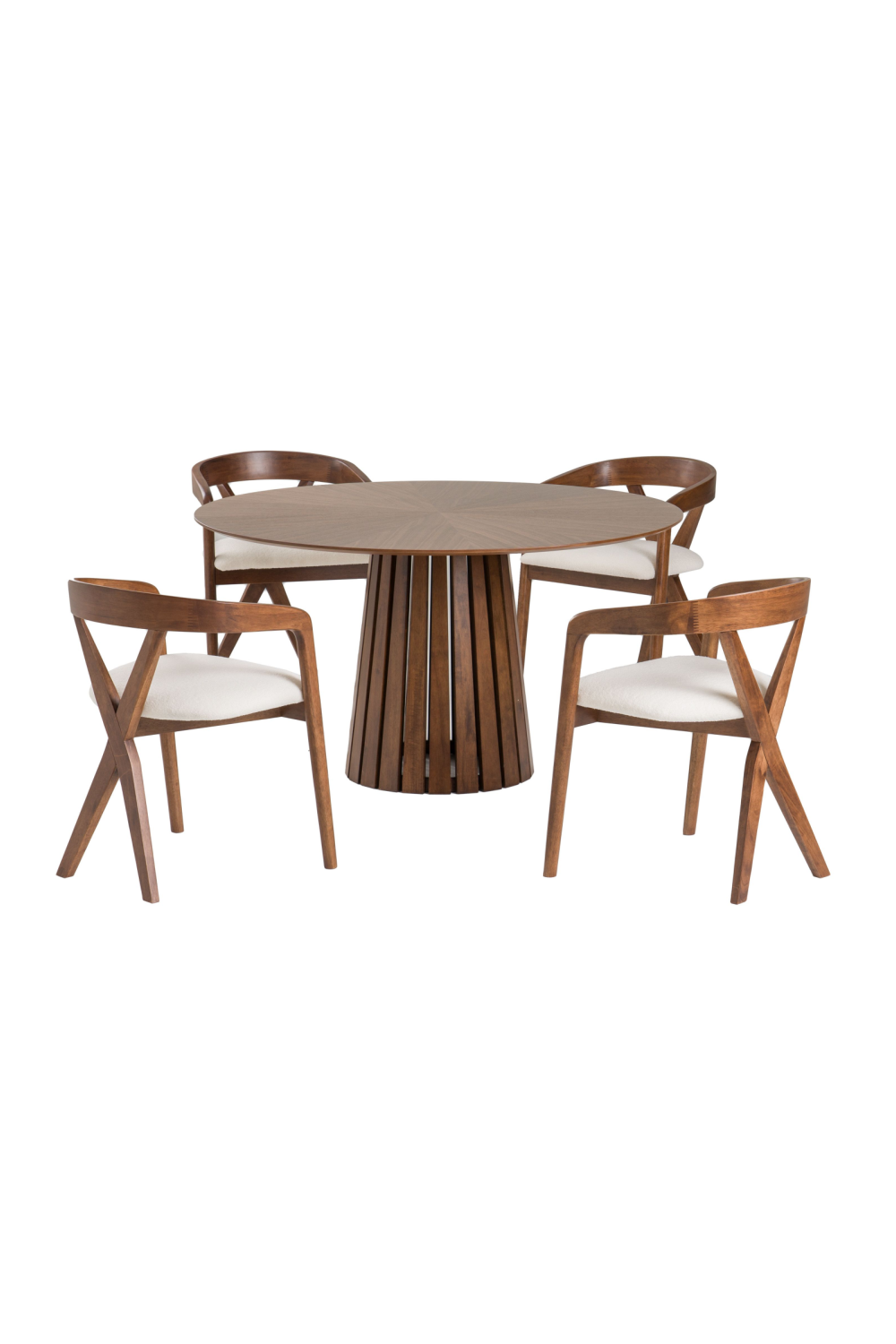 Round Pedestal Dining Table | OROA Modern Weiss | Oroa.com