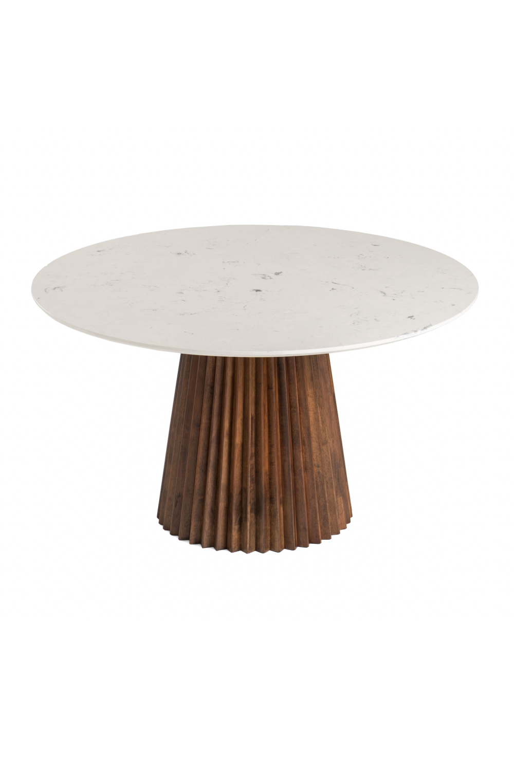 White Marble Round Dining Table | OROA Modern Nancy | Oroa.com