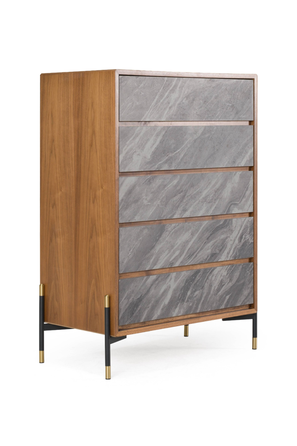 Volcanic Slate 5-Drawer Chest | OROA Modern Metcalf | Oroa.com
