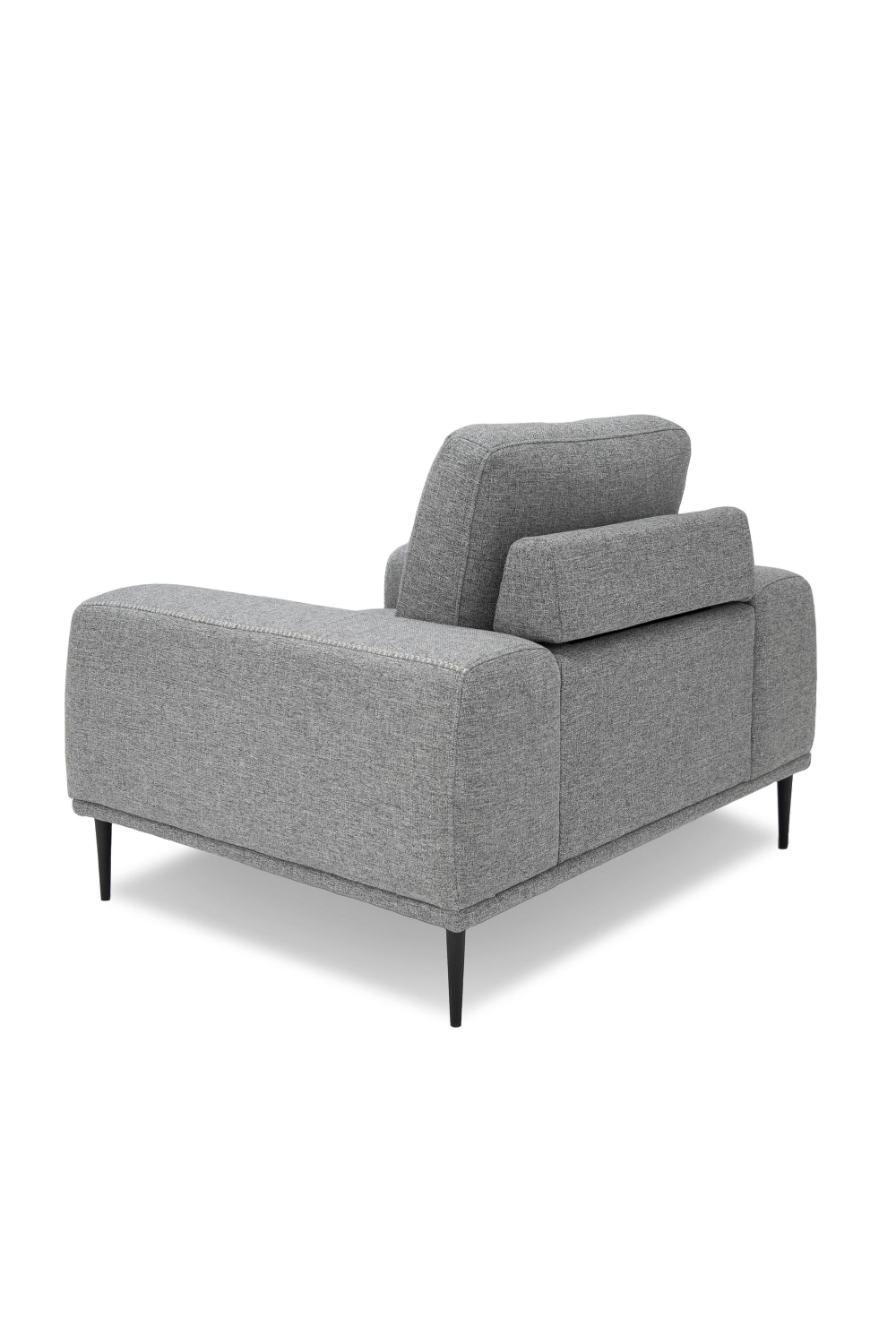 Gray Fabric Accent Chair | OROA Modern Fonda | Oroatrade.com