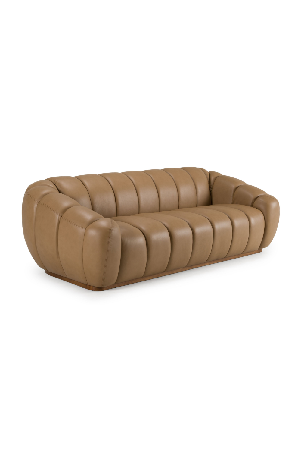 Tan Leather Sofa | OROA Modern Ekwok | Oroa.com