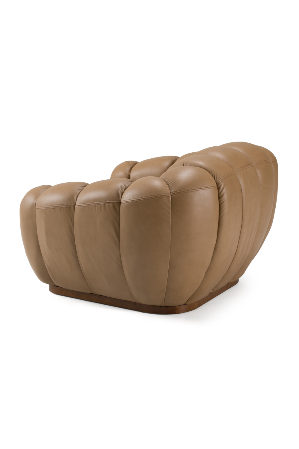 Tan Leather Lounge Chair | OROA Modern Ekwok | Oroa.com
