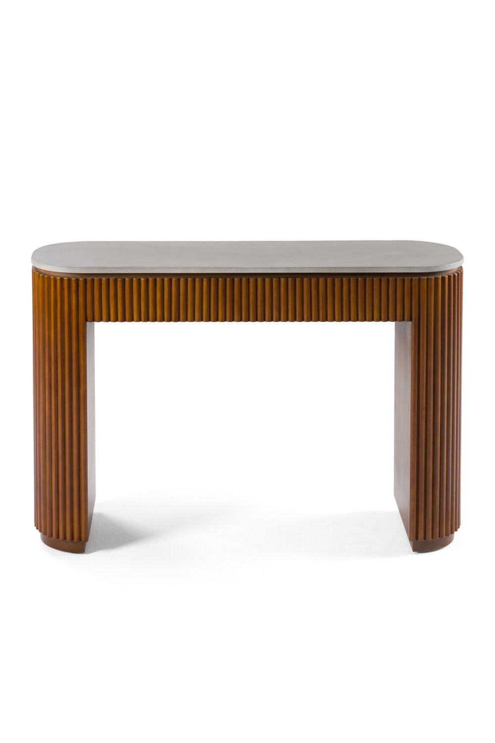 Fluted Wood Base Console Table | OROA Modern Duncan | Oroa.com