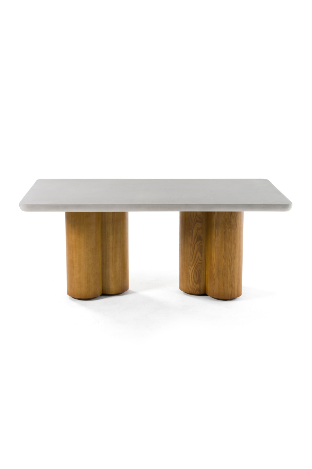Walnut Base Rectangular Dining Table | OROA Modern Bateman | Oroa.com