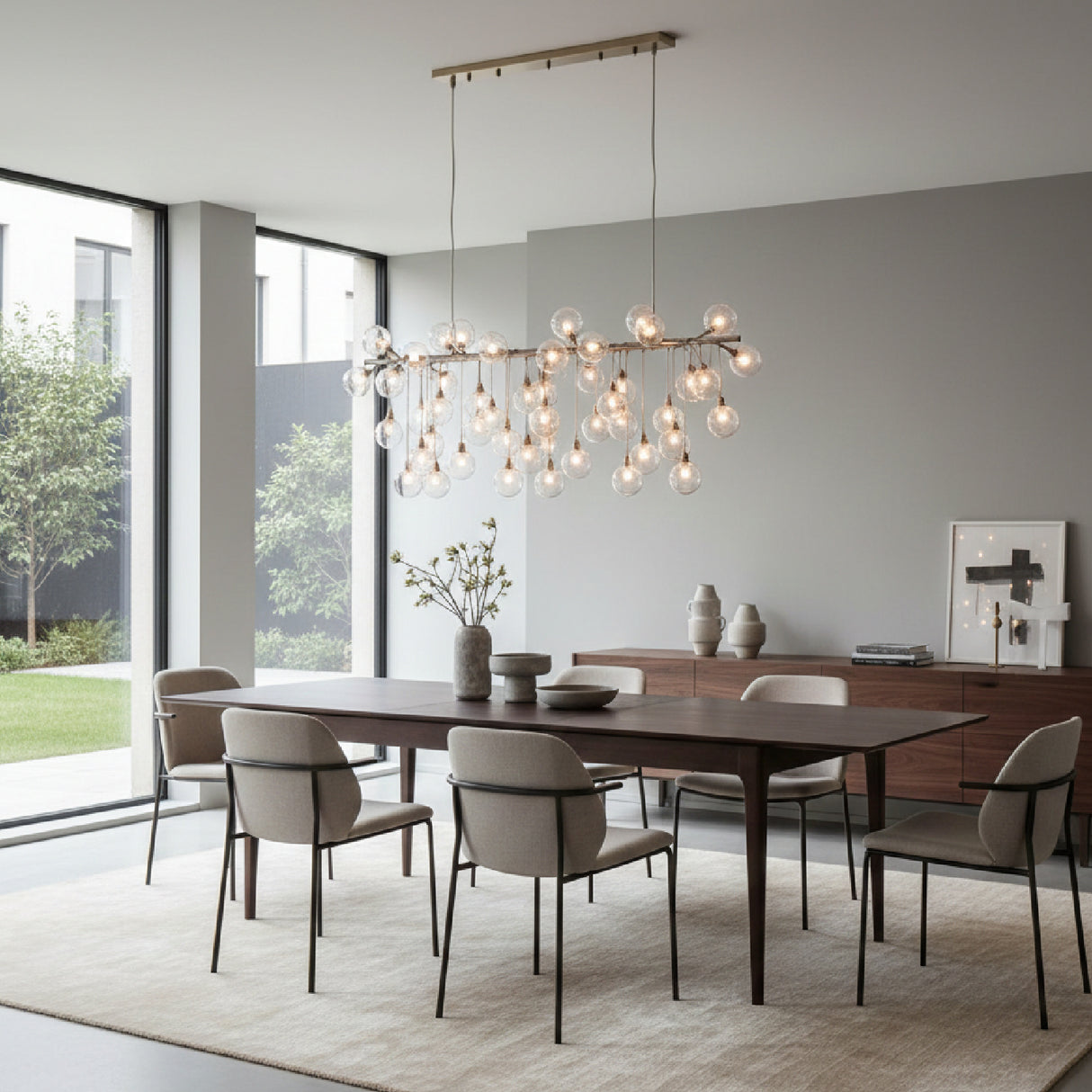 Brown Oak Extendable Dining Table | Oroa.com