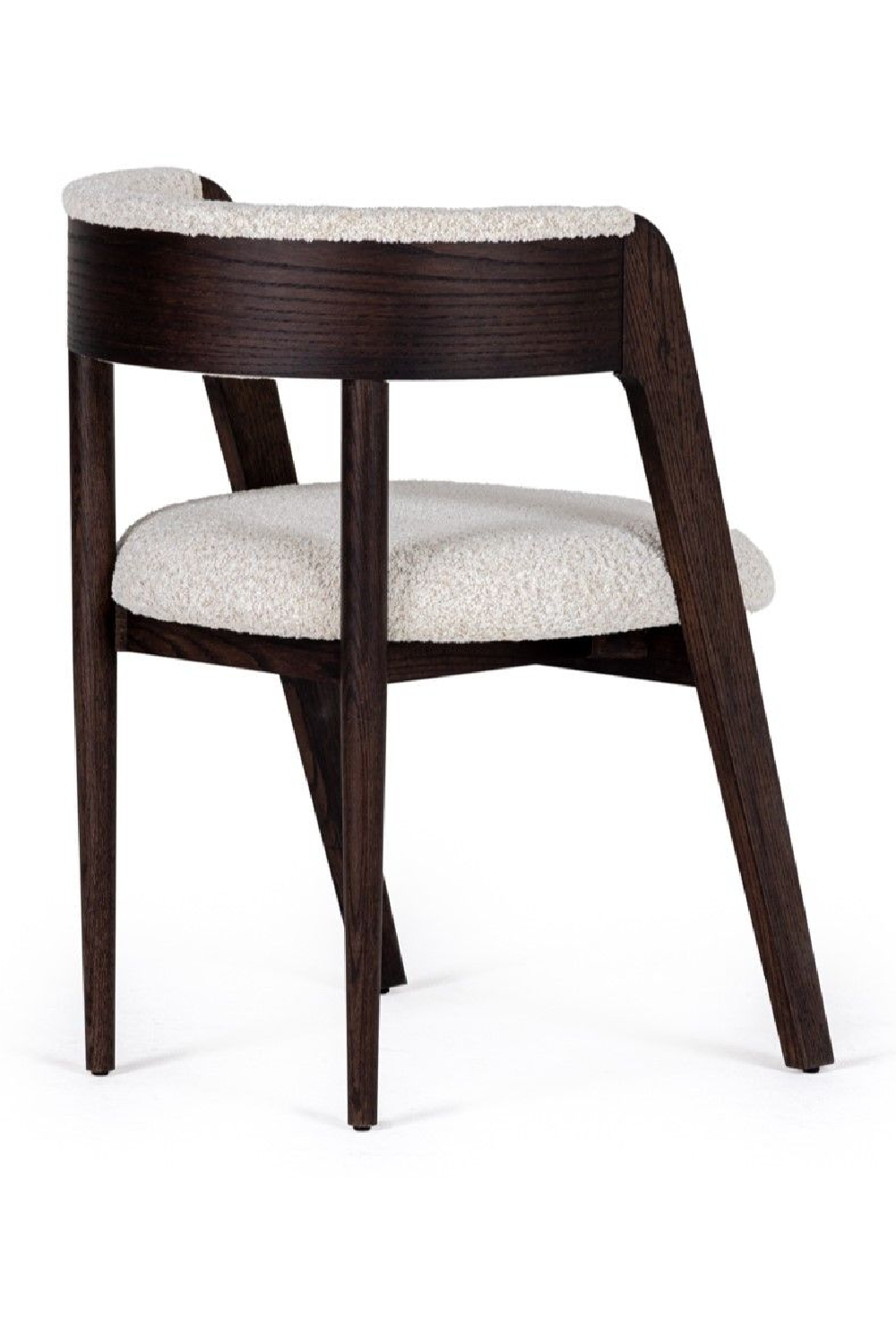 Rounded-Back Walnut Dining Chairs (2) | Oroa.com