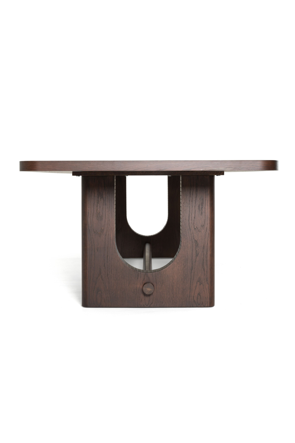 Trestle Base Oak Dining Table | Oroa.com