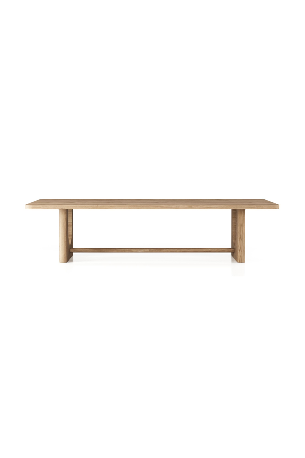 Trestle Base Oak Dining Table | Oroa.com