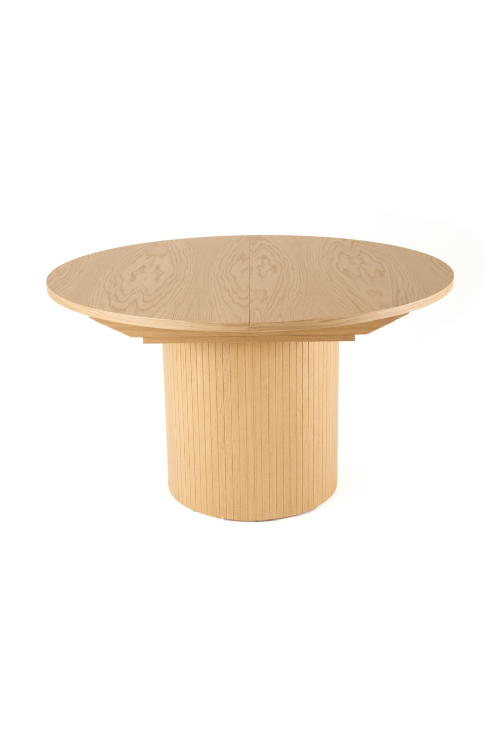 Round Oak Extendable Dining Table | Oroa.com