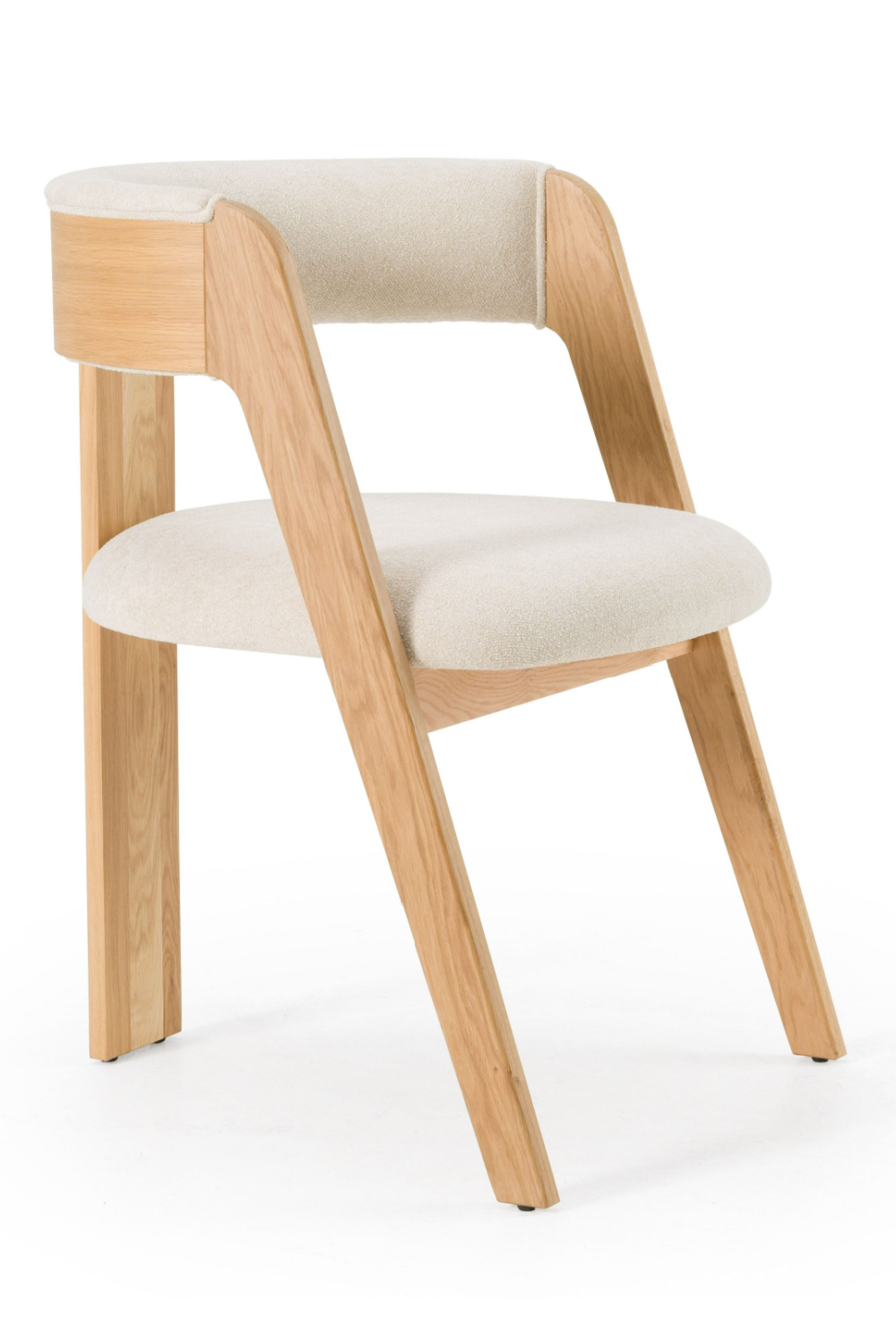 Wood Framed Curve Dining Chairs (2) | OROA Modern Washington | Oroa.com
