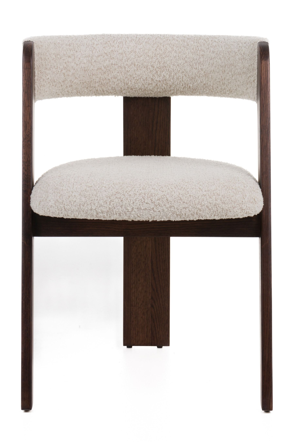 Wood Framed Curve Dining Chairs (2) | Oroa.com