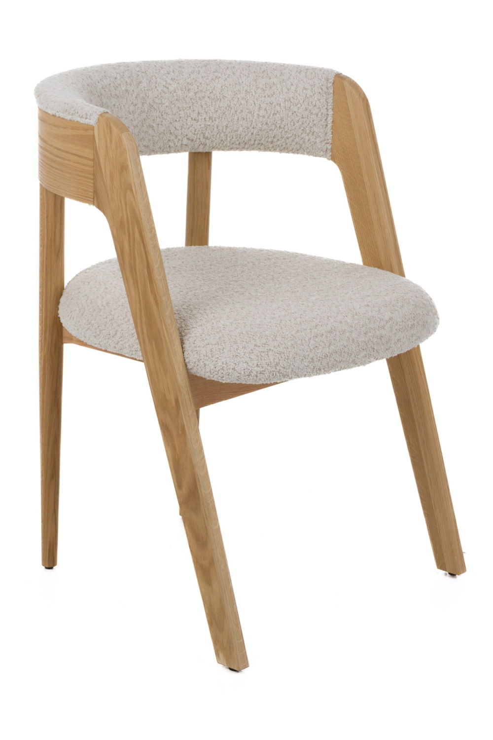 Rounded-Back Walnut Dining Chairs (2) | Oroa.com