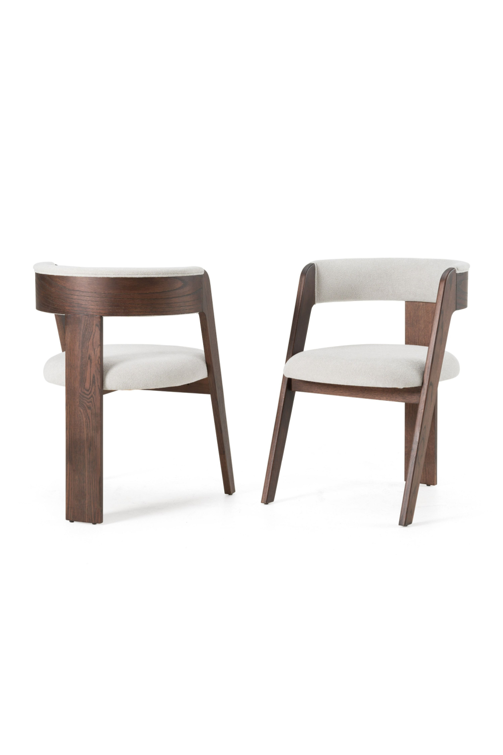Wood Framed Curve Dining Chairs (2) | OROA Modern Washington | Oroa.com