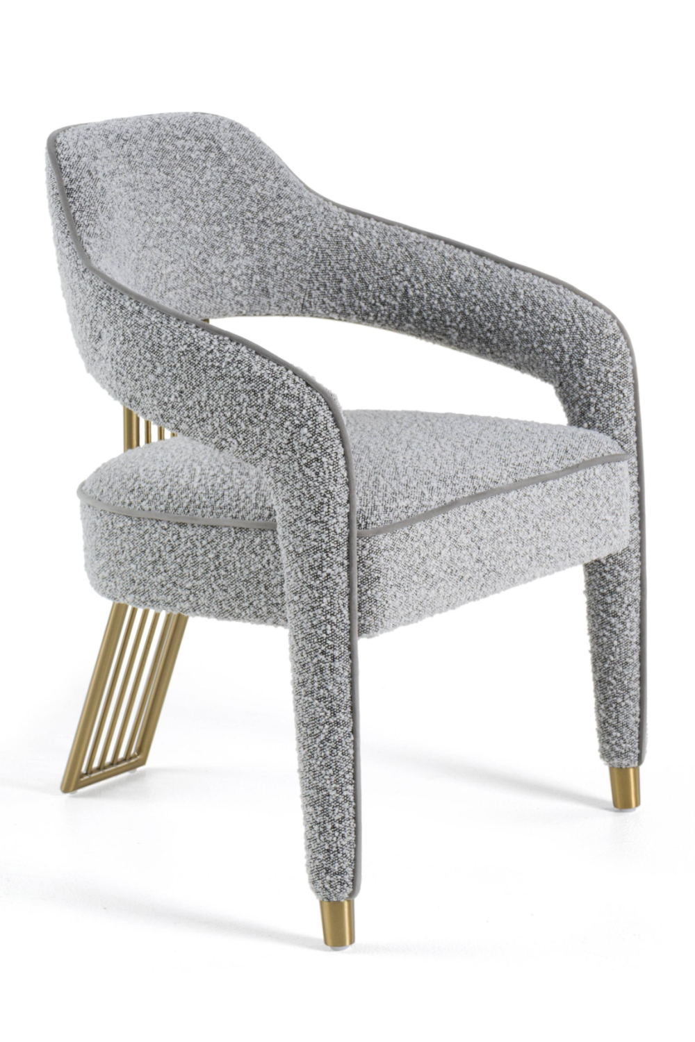 Gray Split-Back Dining Chair | OROA Modern Kasem | Oroa.com