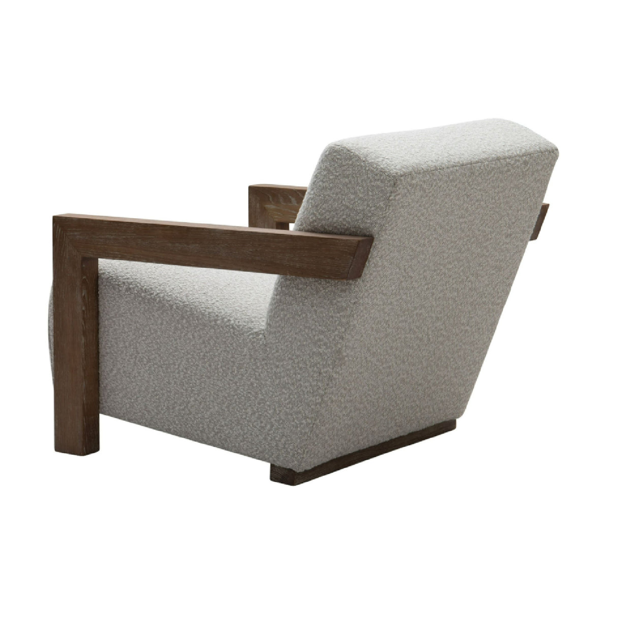 Oak-Framed Upholstered Lounge Chair | Oroa.com
