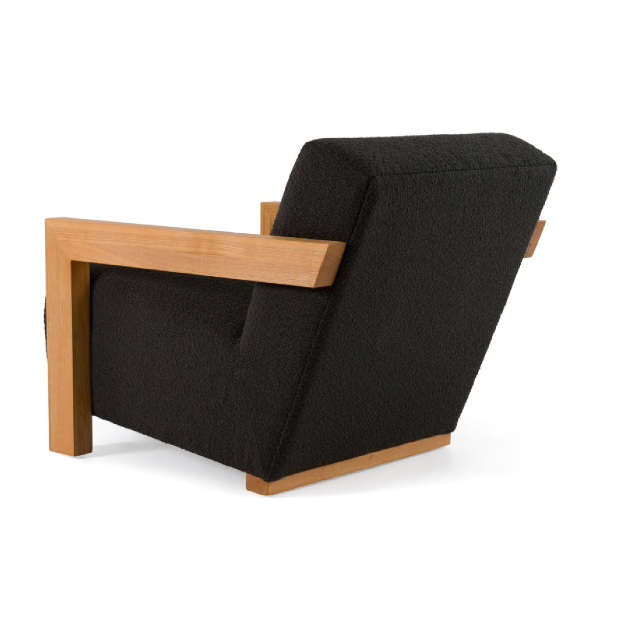 Oak-Framed Upholstered Lounge Chair | Oroa.com