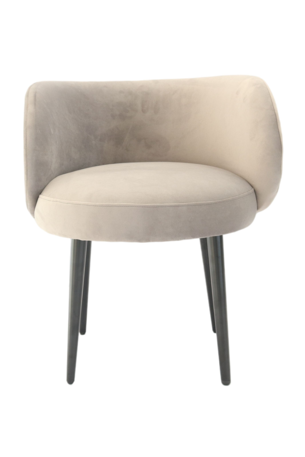 Gray Velvet Pleated-Back Accent Chair | OROA Modern | Oroa.com