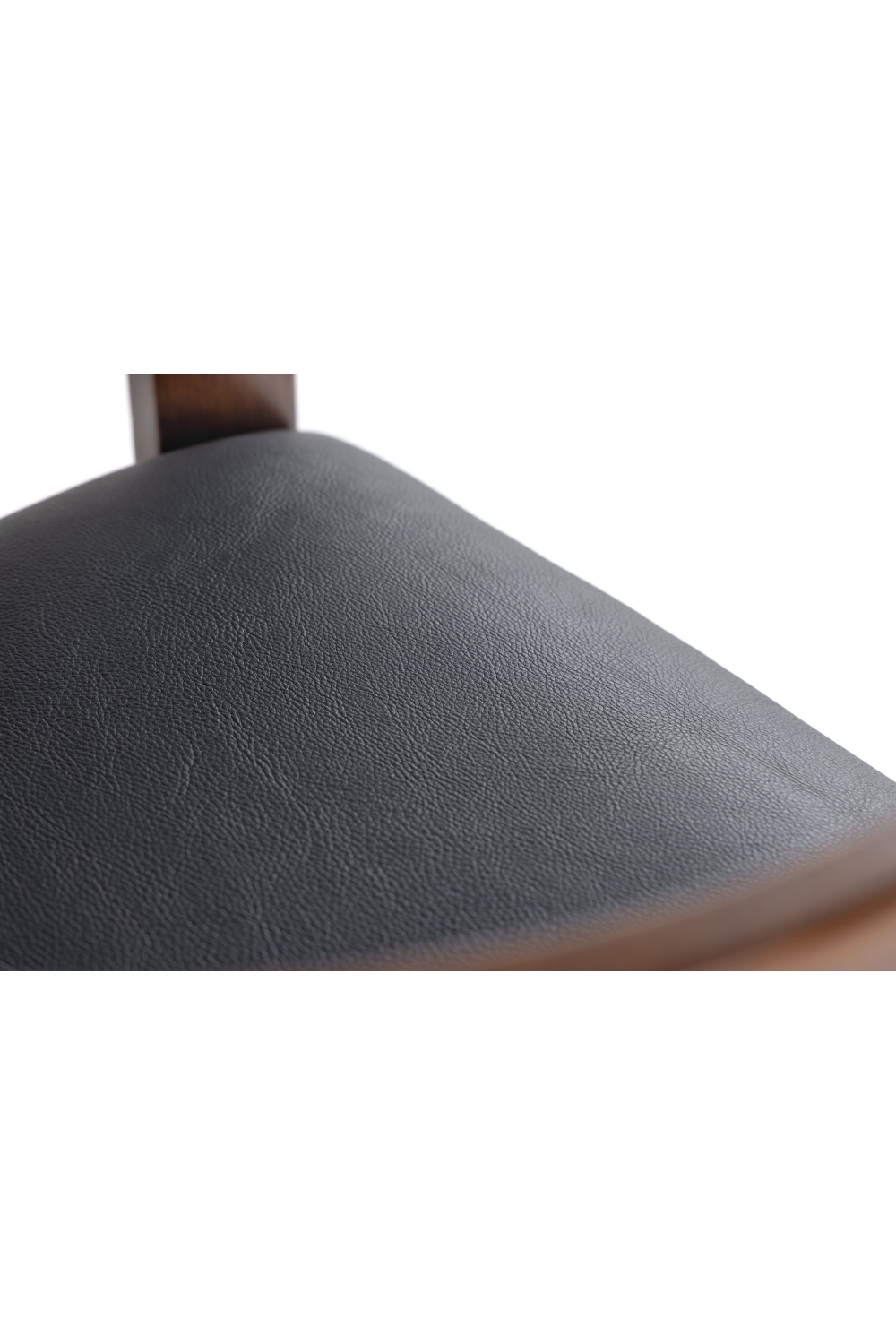 Black Vegan Leather Counter Chair | OROA Modern Belton | Oroa.com